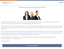 Tablet Screenshot of hrmconsulting.net